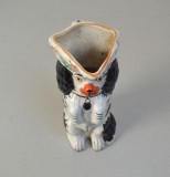 Spaniel cana zoomorfa de Staffordshire cca 1970-80