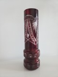 VAZA CRISTAL Rosu Rubin 26 cm