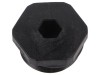 Capac de protecţie M40 1,5 IP68 poliamidă neagră 46mm