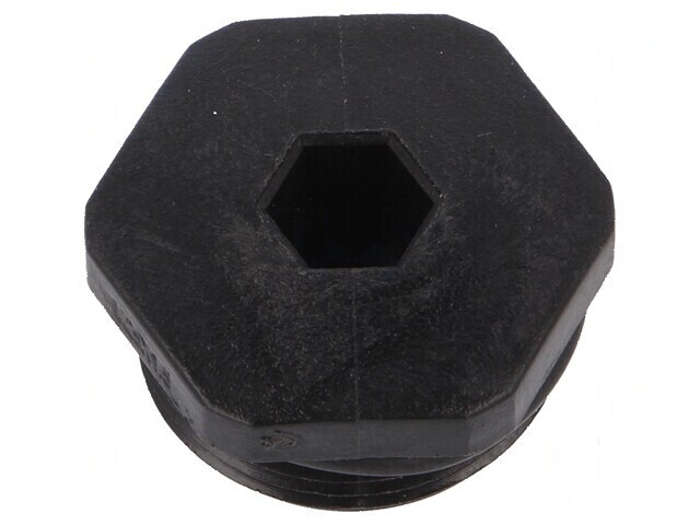 Capac de protecţie M40 1,5 IP68 poliamidă neagră 46mm