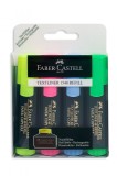Set evidentiatoare, Faber-Castell, 4 bucati, diferite culori aprinse, Faber Castell
