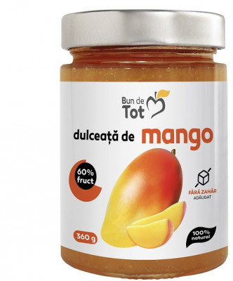 Dulceata de mango &amp;quot;bun de tot&amp;quot; 360g dacia plant foto