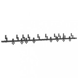 Cumpara ieftin Set feronerie pentru usi glisante, negru, 305 cm, otel