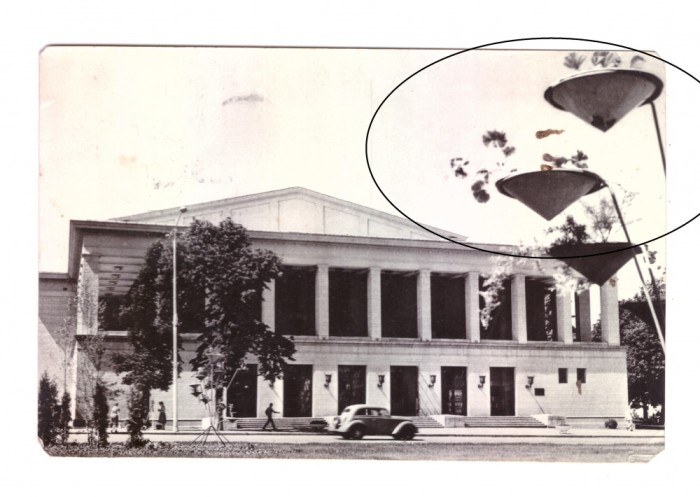 CP Brasov - Teatrul de stat, RPR, circulata 1964, patata
