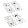 Capace pentru tavă GN 1/6, 8 buc., oțel inoxidabil 50910