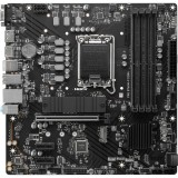 Placa de baza Socket 1700 MSI PRO B760M-P, 4xDDR4 BULK fara backshield/accesorii, Pentru INTEL, DDR4