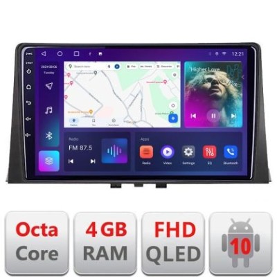 Navigatie Citroen Berlingo 2019- B-berlingo18 Android Ecran QLED octa core 4+64 carplay android auto kit-berlingo18+EDT-E310V3 CarStore Technology foto