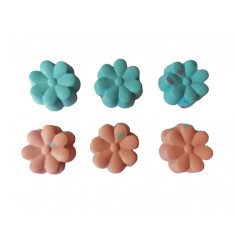 Forma silicon pentru mini briose sau tarte, 6 cavitati, Multicolor, 7 cm, CooKstyle, 426COF