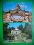 HOPCT LOT 3078 -IP-MAUSOLEE IN ..-JUD VRANCEA-2 CARTI POSTALE-CIRCULATE, Circulata, Printata