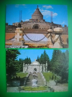 HOPCT LOT 3078 -IP-MAUSOLEE IN ..-JUD VRANCEA-2 CARTI POSTALE-CIRCULATE foto