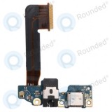 HTC One M9 Conector de &icirc;ncărcare flex + Microfon + conector audio