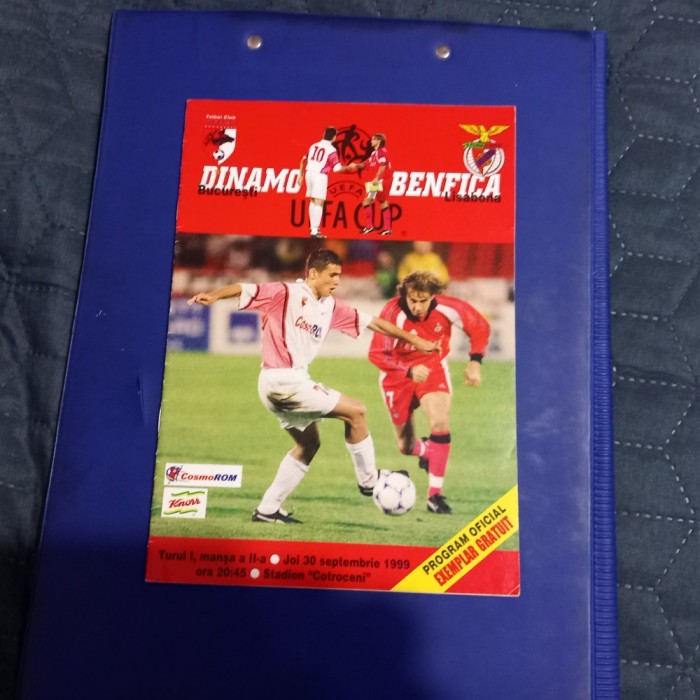 Program Dinamo - Benfica Lisabona