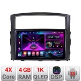 Navigatie Mitsubishi Pajero A-452 4+64 InCell Display 1K Android Waze USB Navigatie Internet Youtube Radio CarStore Technology