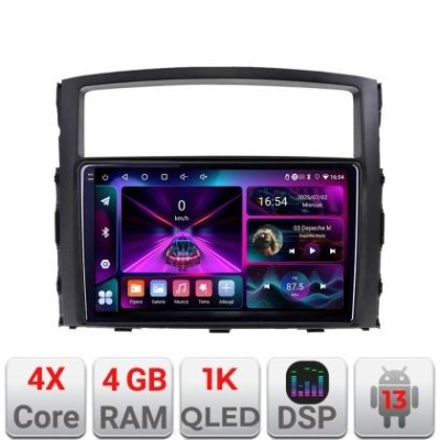 Navigatie Mitsubishi Pajero A-452 4+64 InCell Display 1K Android Waze USB Navigatie Internet Youtube Radio CarStore Technology foto