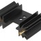 Radiator extrudat negru 25,4mm pentru SOT32 TO220 TO3P