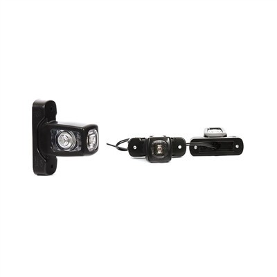 LAMPA GABARIT LED 286 W62, 12V-24V, POZITIE ALB / ROSU / PORTOCALIU WAS 43395