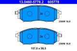 ATE 13.0460-5778.2 set placute frana,frana disc