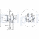 Disc frana DELPHI BG9031RS