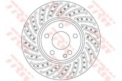 Disc frana MERCEDES GLA-CLASS (X156) (2013 - 2016) TRW DF6262S foto