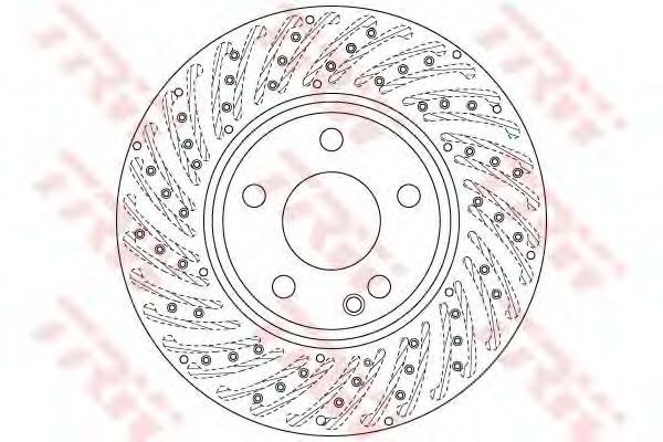 Disc frana MERCEDES GLA-CLASS (X156) (2013 - 2016) TRW DF6262S
