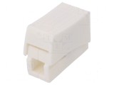 Bornă cu arc 1&divide;2,5mm2 400V 24A cu eliberare rapidă