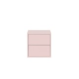 Leziter Boxie Dulap de perete 2 sertare, 40x40x37 cm, roz