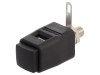 Clemă de laborator neagră 70VDC 16A 29mm