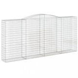 Cumpara ieftin Cos gabion arcuit, 400x50x180/200 cm, fier galvanizat