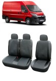 Cumpara ieftin Set Huse scaune din piele si textil CITROEN Jumper 3 locuri 2+1 (2015 - 2020)