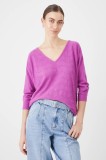 Medicine pulover femei, culoarea violet, light
