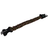 Bratara Supravietuire Paracord Military Surplus, Camuflaj, Fluier, Silex, Busola, 26cm