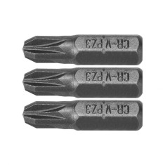 Set 3 biti 1/4 PZ 3x25mm Sthor 65472
