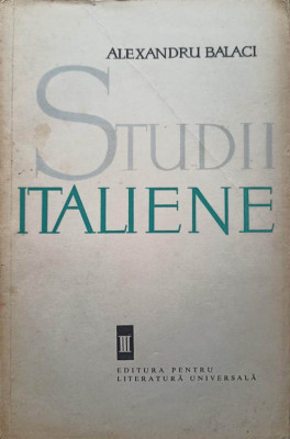 STUDII ITALIENE-ALEXANDRU BALACI foto