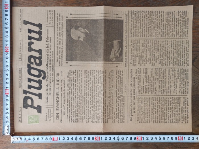 TURNU MAGURELE, 1922 - ZIARUL Plugarul, Anul 1, Nr 4