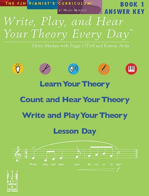 Write, Play, and Hear Your Theory Every Day Answer Key, Book 1 foto