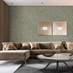 DUTCH WALLCOVERINGS Tapet, verde, model pin GartenMobel Dekor