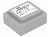 Transformator &icirc;ncapsulat INDEL 0,6VA 230VAC 18V 33mA PCB IP00