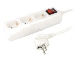 Prelungitor cu 3 Prize 230V 16A Alb