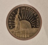 United States, Statele Unite, SUA, America, 50 cents, Half Dollar, KM#212, 1986, America de Nord