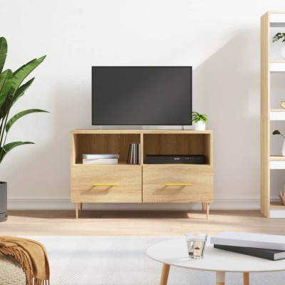 vidaXL Comodă TV, stejar sonoma, 80x36x50 cm, lemn prelucrat 828959 foto