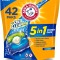Detergent Rufe, Arm &amp;amp; Hammer, Oxi Clean, 5-in-1, Curatare Eficienta cu Bicarbonat de Sodiu, 42 buc