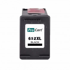 Cartus compatibil hp 652xl black, de capacitate mare, procart