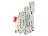 Releu SPDT RELPOL SIR6W-24VAC/DC-R, 24V, 6A, 250VAC, 100m&Omega;