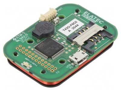 Cititor RFID 4,3-5,5V Antenă 100mm 50x35x7mm 120mA foto