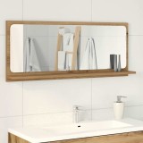 Cumpara ieftin Oglindă de baie Artisian Oak 90x10,5x37 cm, din lemn lucrat