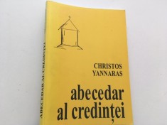 CHRISTOS YANNARAS, ABECEDAR AL CREDINTEI. INTRODUCERE IN TEOLOGIA ORTODOXA foto