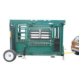 Stand de contentie tractabil pentru bovine cu cantar integrat