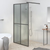 VidaXL Paravan duș walk-in, 118x190 cm, sticlă securizată &icirc;nchisă