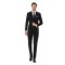 Costum barbati slim negru CTSL02
