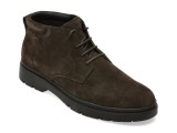 Ghete GEOX maro, U46HND, din piele intoarsa